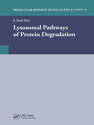 cover image of Lysosomal Pathways of Protein Degradation